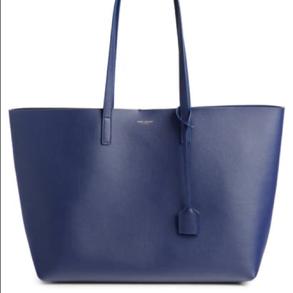 Saint Laurent Handbags - NWT Saint Laurent East West Shopper Tote Blue